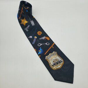 Steven Harris Police Law Enforcement‎ Tie Necktie Motif NYPD LAPD PD Officer